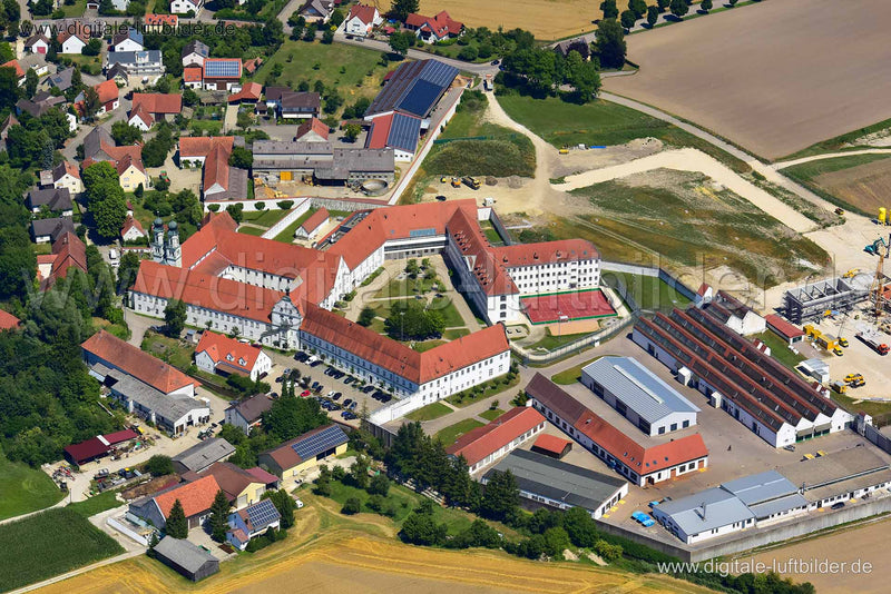 Luftaufnahme Niederschönenfeld in Niederschönenfeld | Schwaben, Bayern