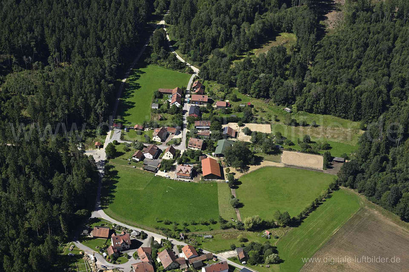 Luftaufnahme Viergstetten in Nittendorf | Niederbayern, Bayern