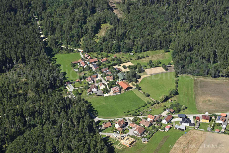 Luftaufnahme Viergstetten in Nittendorf | Niederbayern, Bayern