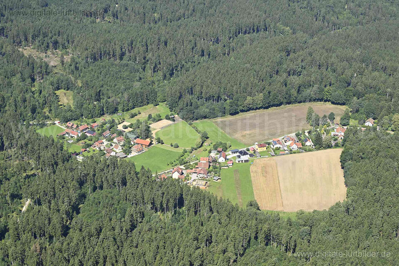 Luftaufnahme Viergstetten in Nittendorf | Niederbayern, Bayern