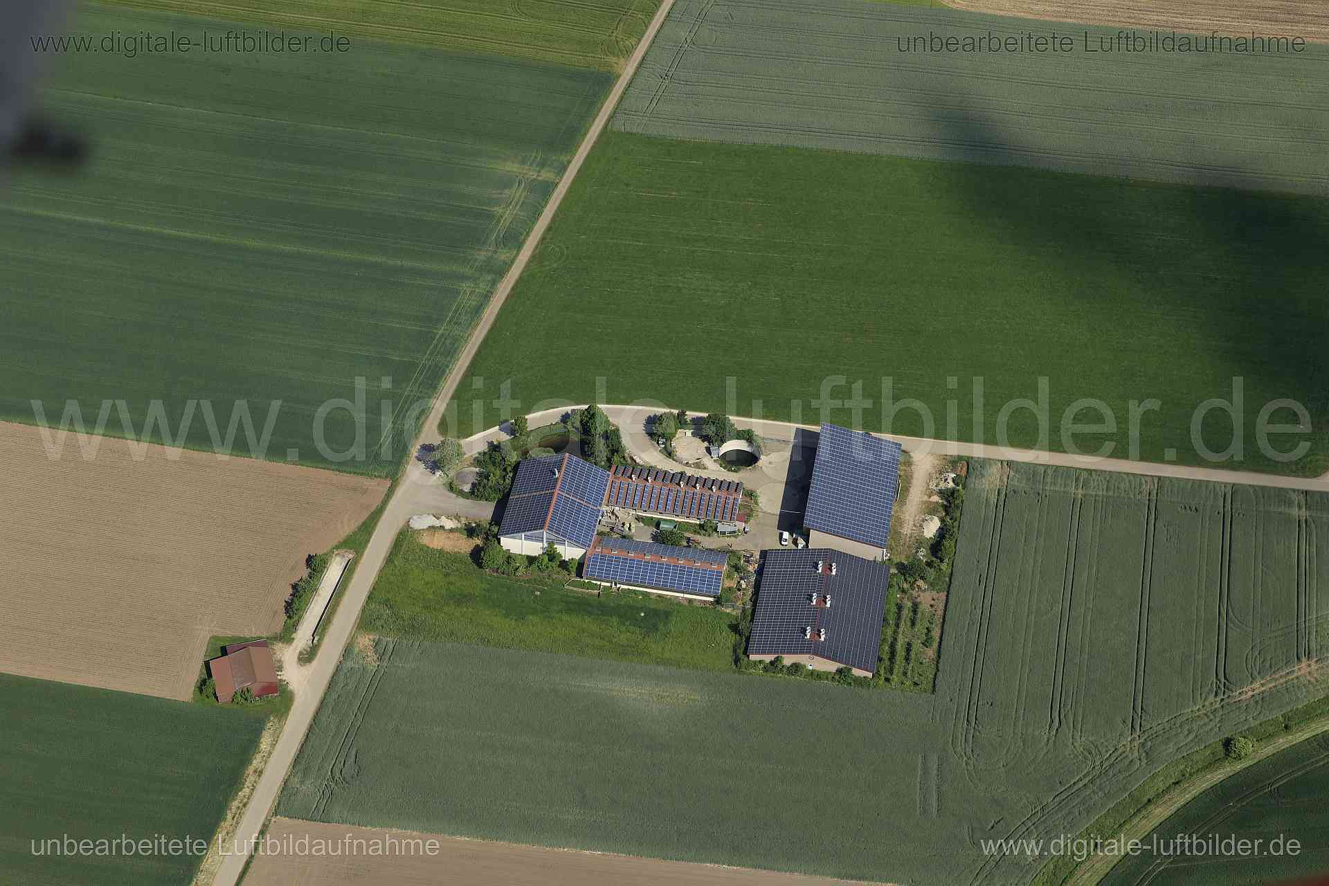 Luftaufnahme Ehingen am Ries in Nördlingen | Schwaben, Bayern