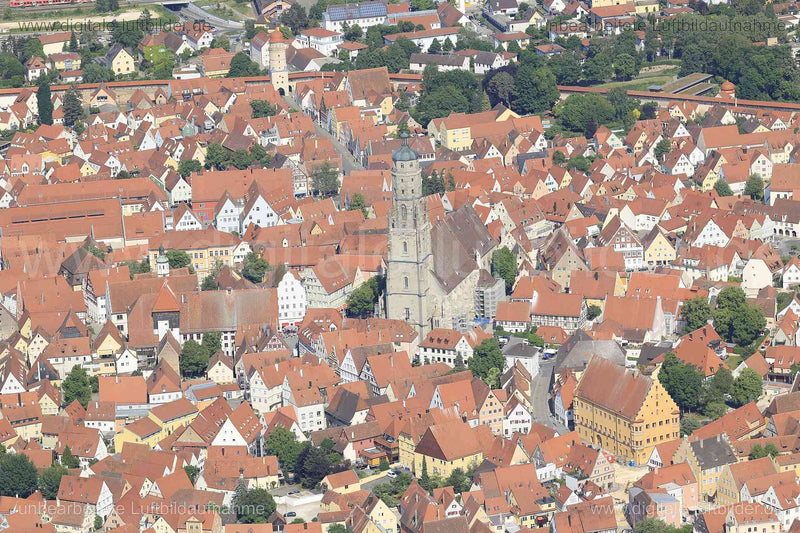 Luftaufnahme Nördlingen in Nördlingen | Schwaben, Bayern
