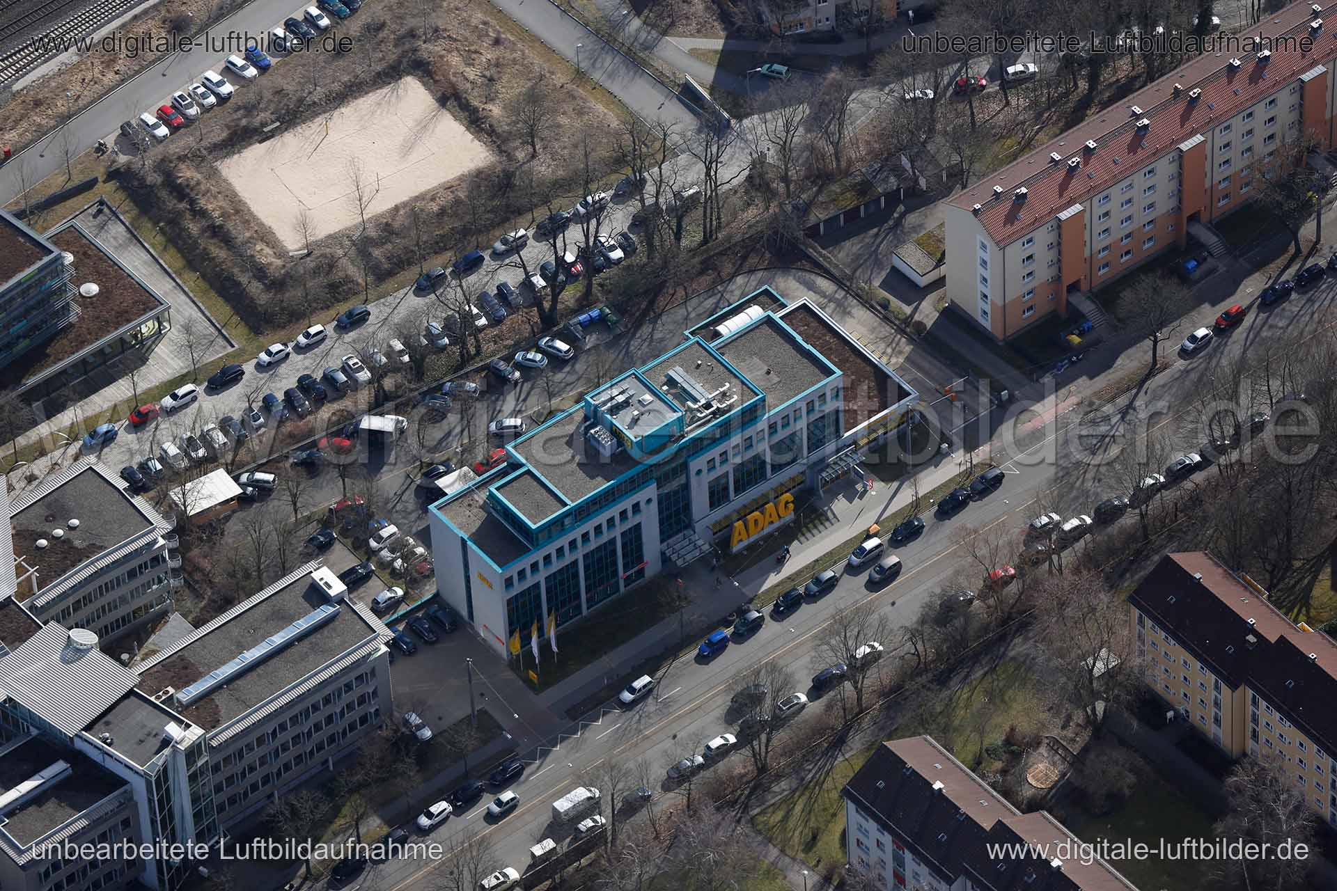 Luftaufnahme ADAC in Nürnberg | Mittelfranken, Bayern