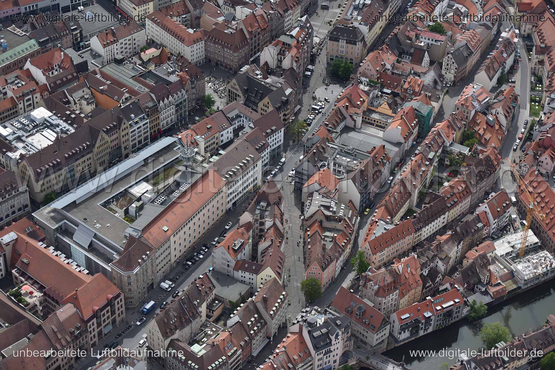 Luftaufnahme Adlerstraße in Nürnberg | Mittelfranken, Bayern