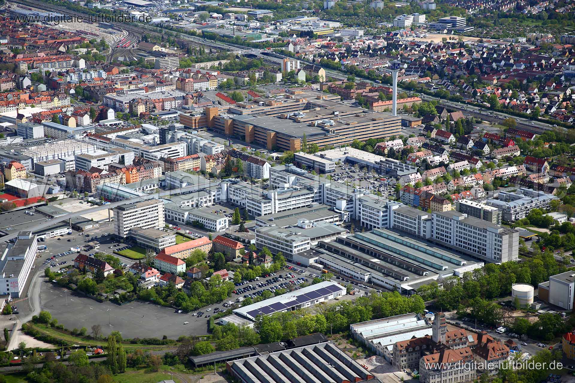 Luftaufnahme AEG Campus in Nürnberg | Mittelfranken, Bayern