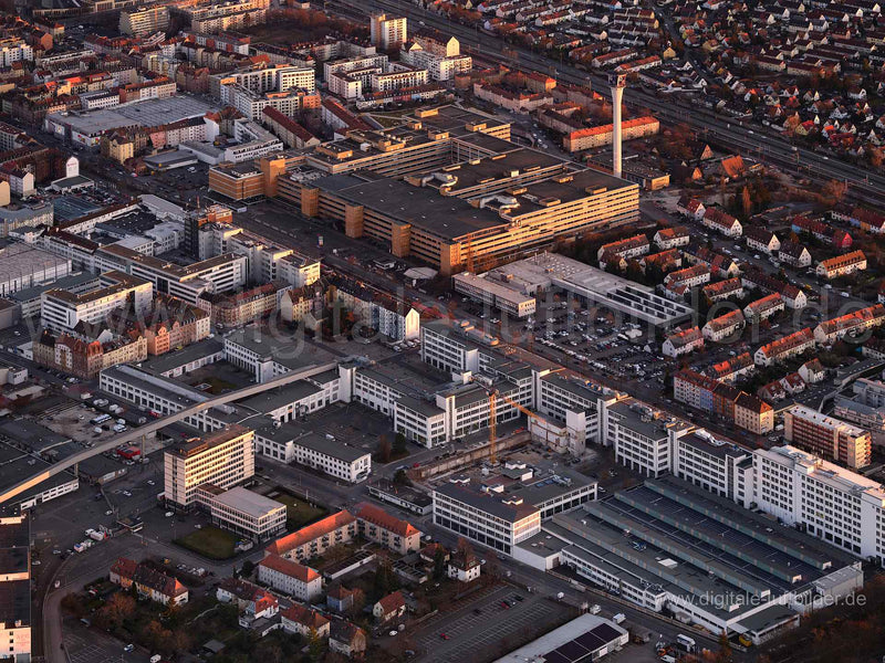 Luftaufnahme AEG Campus in Nürnberg | Mittelfranken, Bayern