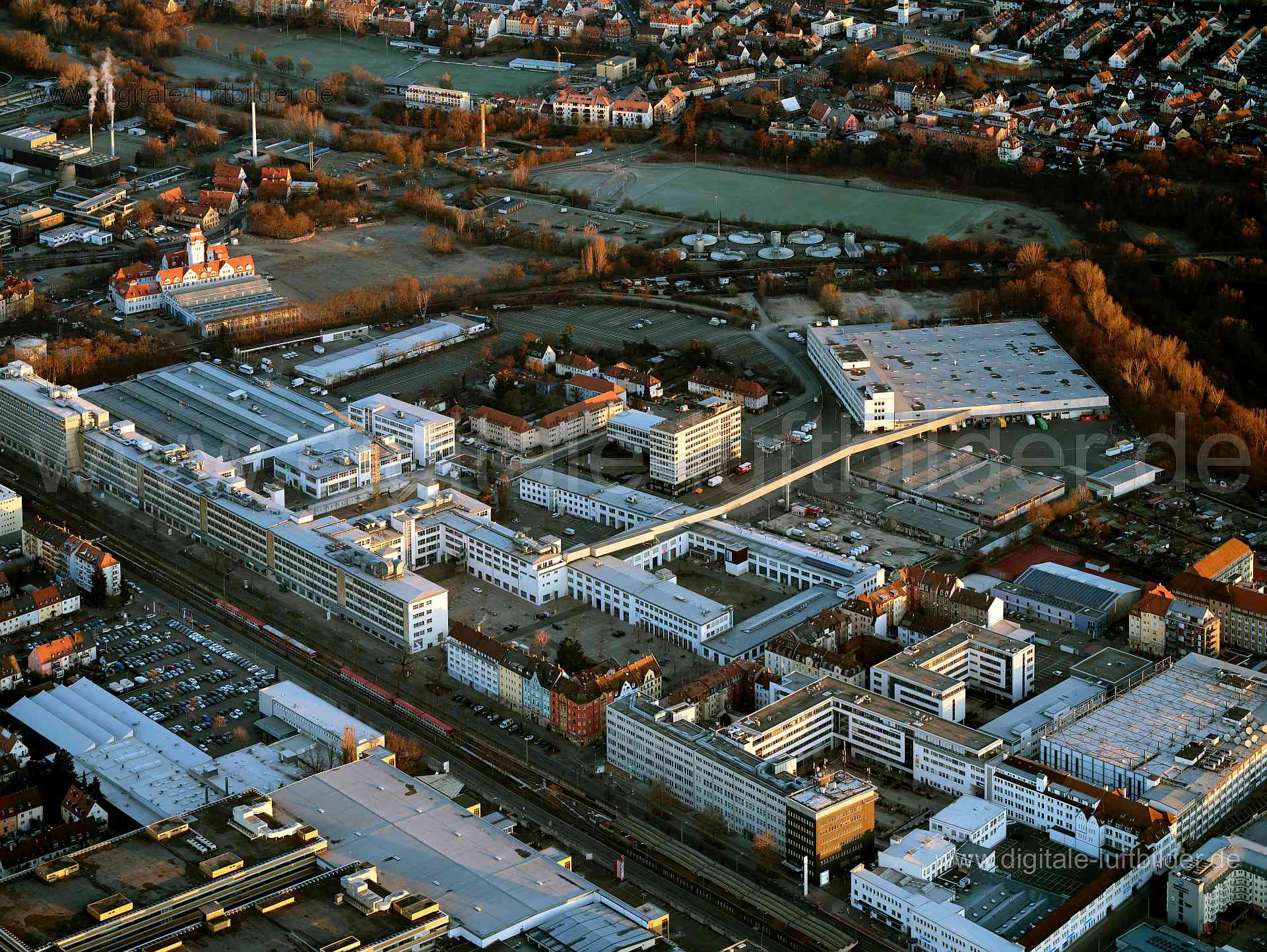 Luftaufnahme AEG Campus in Nürnberg | Mittelfranken, Bayern