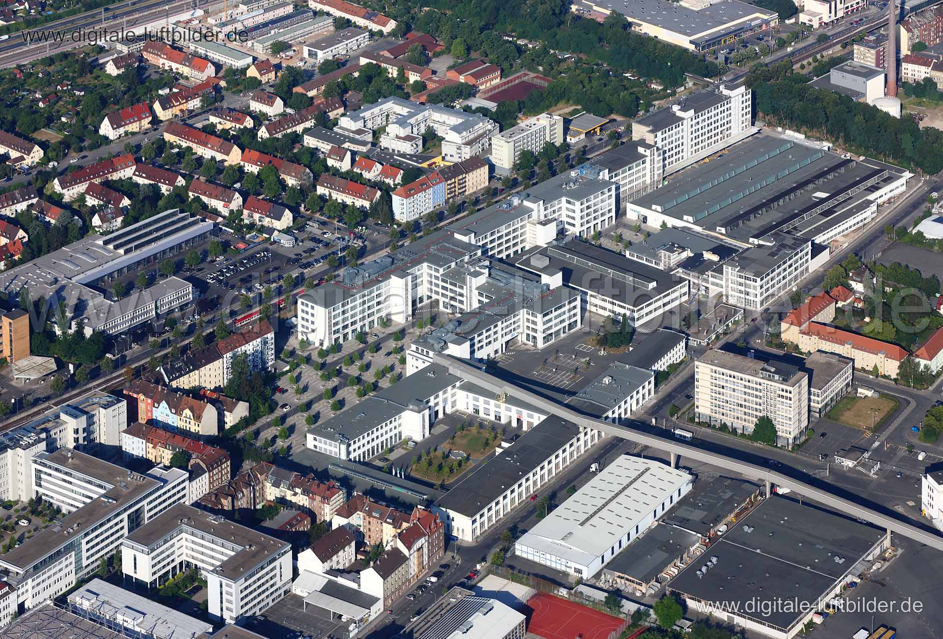 Luftaufnahme AEG Fürther Straße in Nürnberg | Mittelfranken, Bayern
