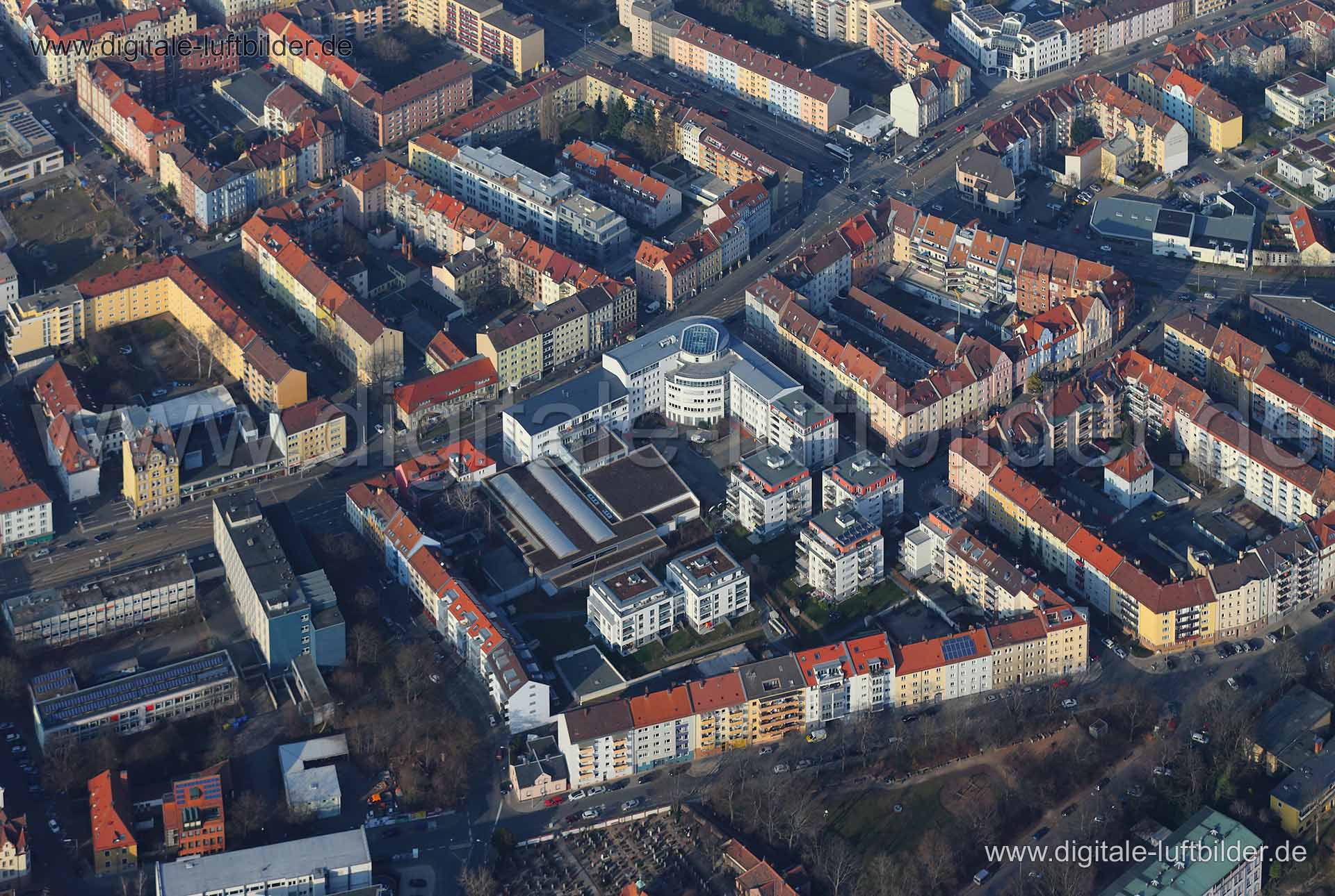 Luftaufnahme Äußere-Sulzbacher-Straße in Nürnberg | Mittelfranken, Bayern
