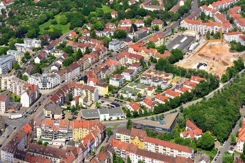 Luftaufnahme Äußere-Sulzbacher-Straße in Nürnberg | Mittelfranken, Bayern