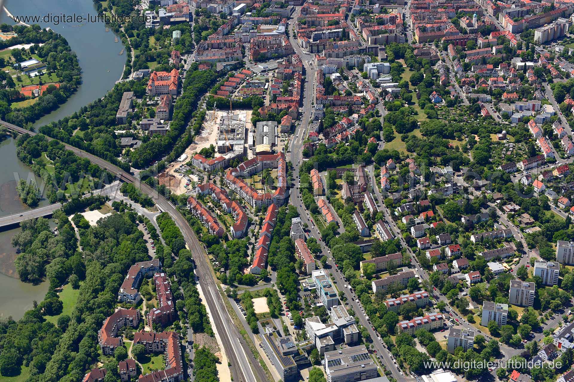 Luftaufnahme Äußere-Sulzbacher-Straße in Nürnberg | Mittelfranken, Bayern