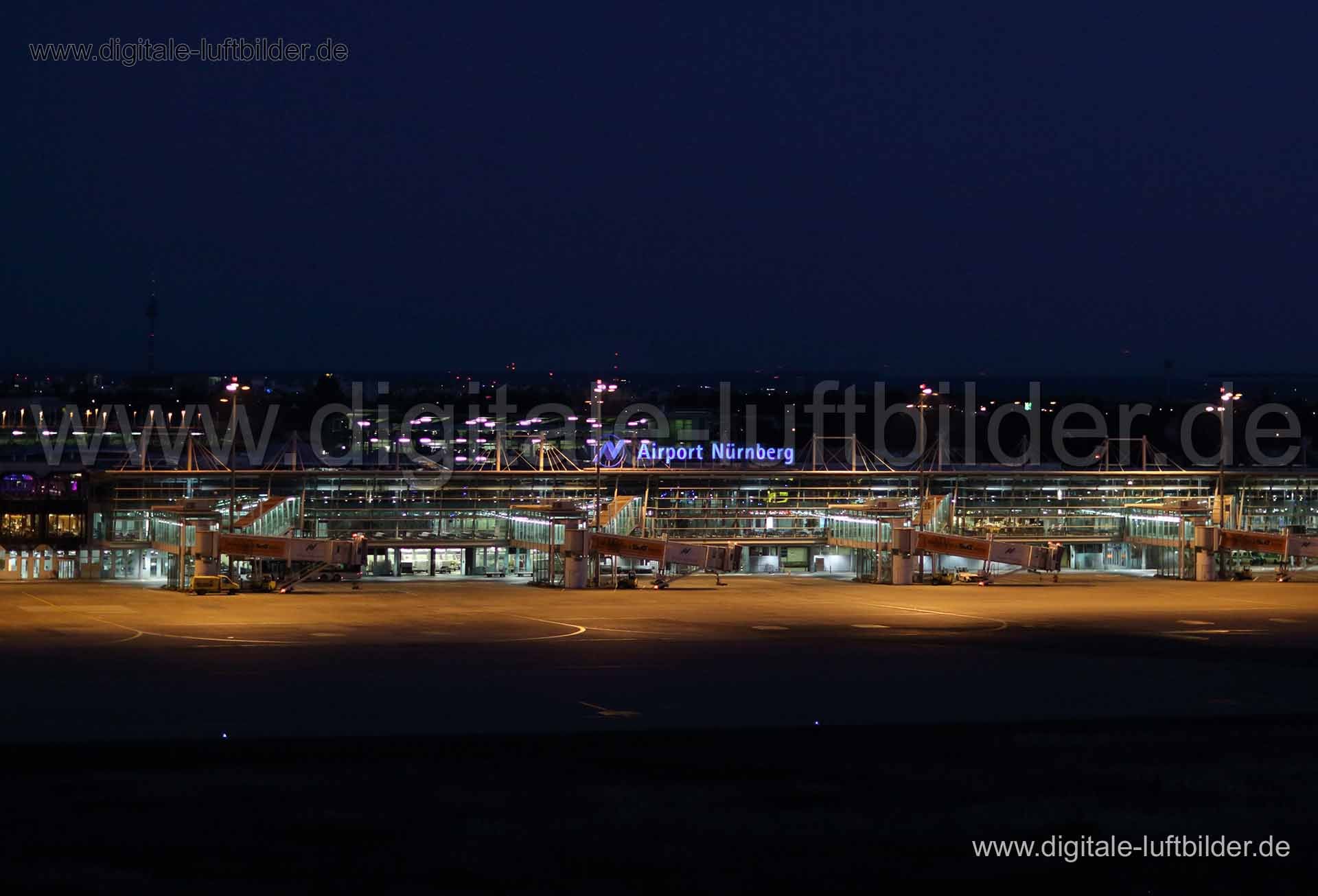 Luftaufnahme Albrecht-Dürer-Airport in Nürnberg | Mittelfranken, Bayern
