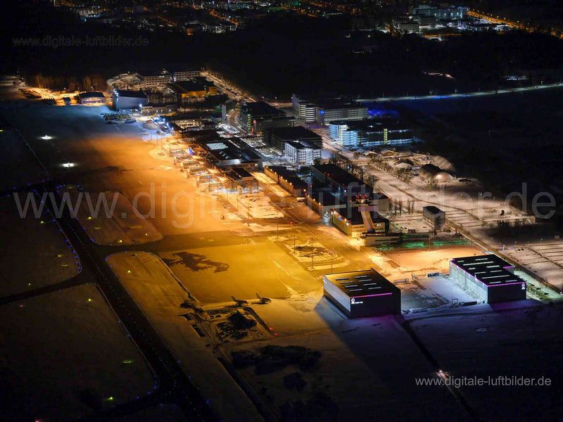 Luftaufnahme Albrecht-Dürer-Airport in Nürnberg | Mittelfranken, Bayern