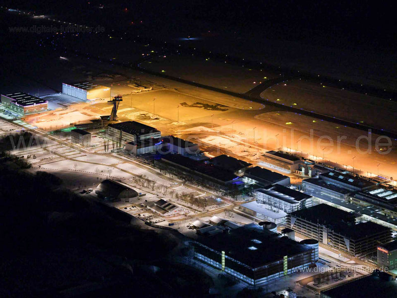 Luftaufnahme Albrecht-Dürer-Airport in Nürnberg | Mittelfranken, Bayern
