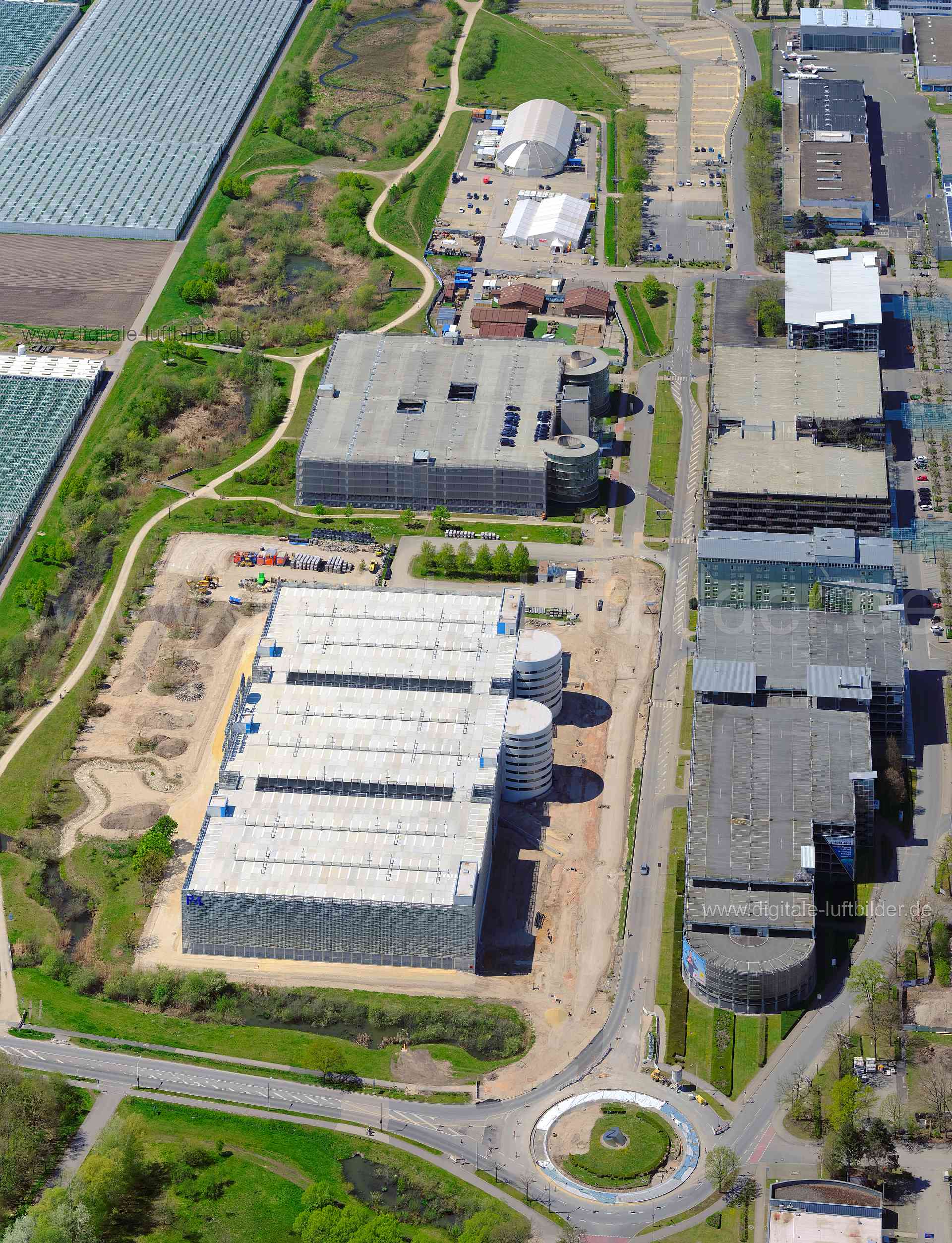 Luftaufnahme Albrecht-Dürer-Airport in Nürnberg | Mittelfranken, Bayern