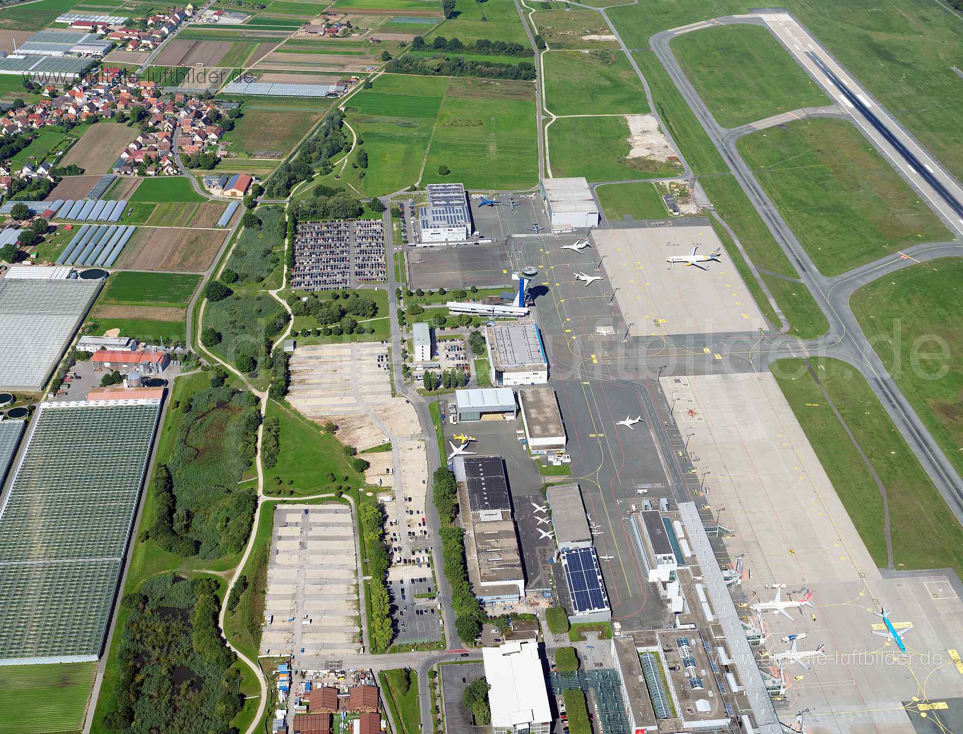 Gutschein Parken Albrecht Dürer Airport www.digitale-luftbilder.de