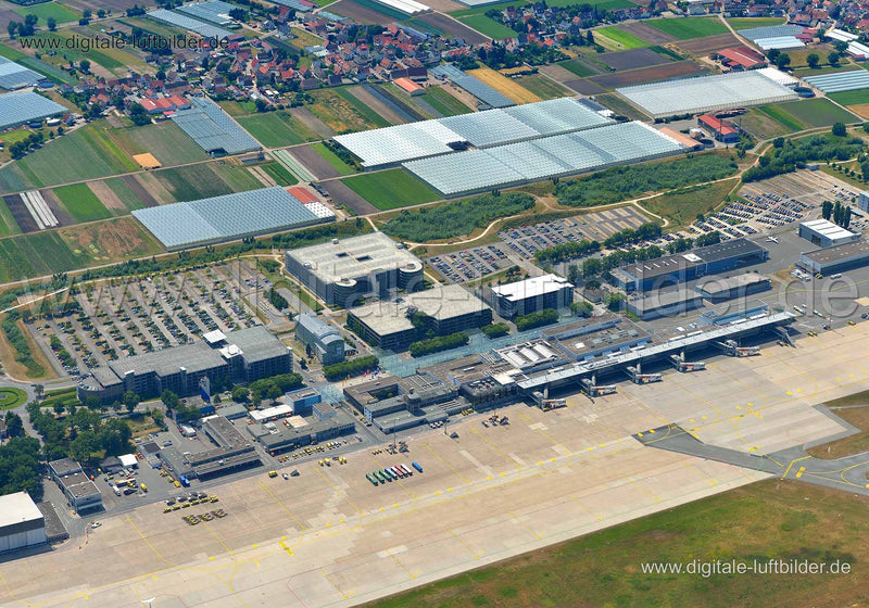 Luftaufnahme Albrecht-Dürer-Airport in Nürnberg | Mittelfranken, Bayern