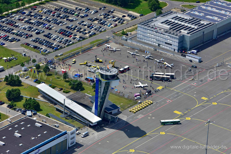 Luftaufnahme Albrecht-Dürer-Airport in Nürnberg | Mittelfranken, Bayern