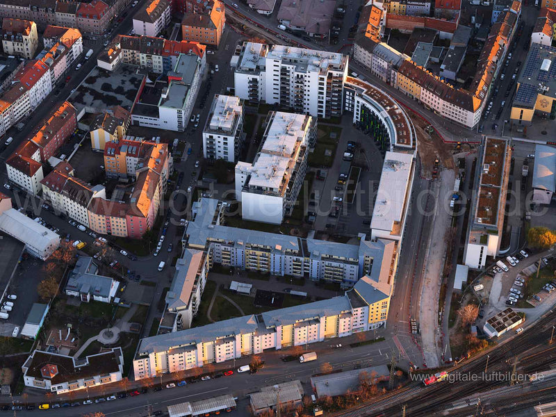 Luftaufnahme Allersberger Straße in Nürnberg | Mittelfranken, Bayern