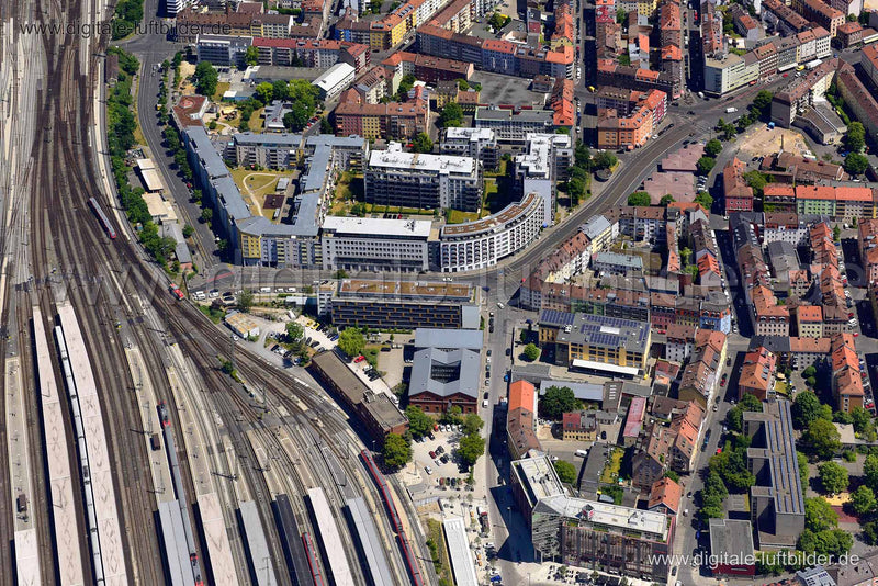 Luftaufnahme Allersberger Straße in Nürnberg | Mittelfranken, Bayern