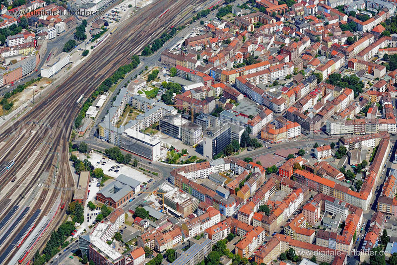 Luftaufnahme Allersberger Straße in Nürnberg | Mittelfranken, Bayern