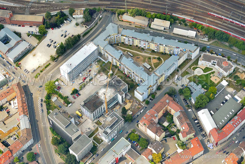 Luftaufnahme Allersberger Straße / Köhnstraße in Nürnberg | Mittelfranken, Bayern