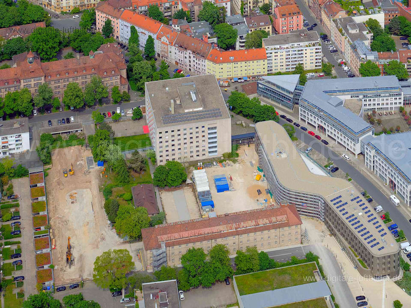 Luftbild - Am Goldhammer, Ort: Nürnberg, Tags: Baustelle, P&P, Erlenstegen, , Am Goldhammer, Martin-Albert-Straße, Nürnber...