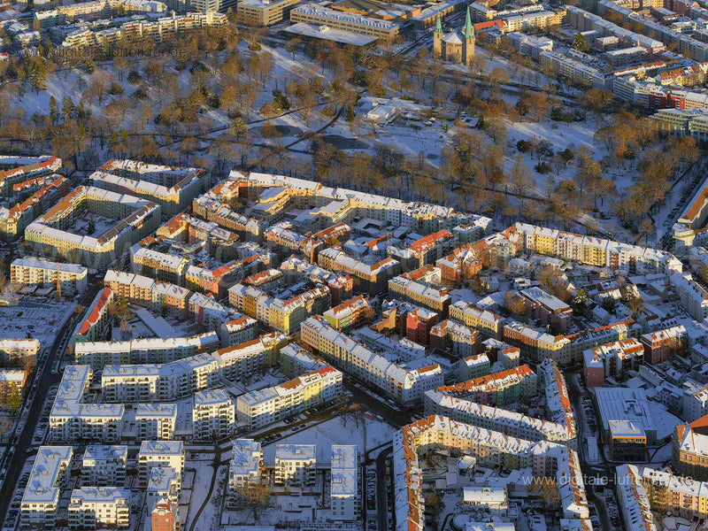Luftaufnahme Am Stadtpark in Nürnberg | Mittelfranken, Bayern