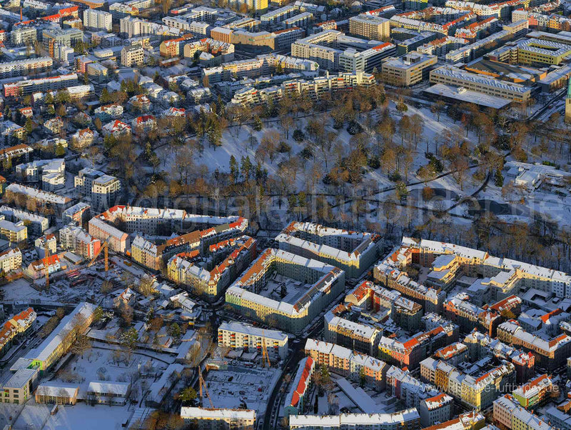 Luftaufnahme Am Stadtpark in Nürnberg | Mittelfranken, Bayern
