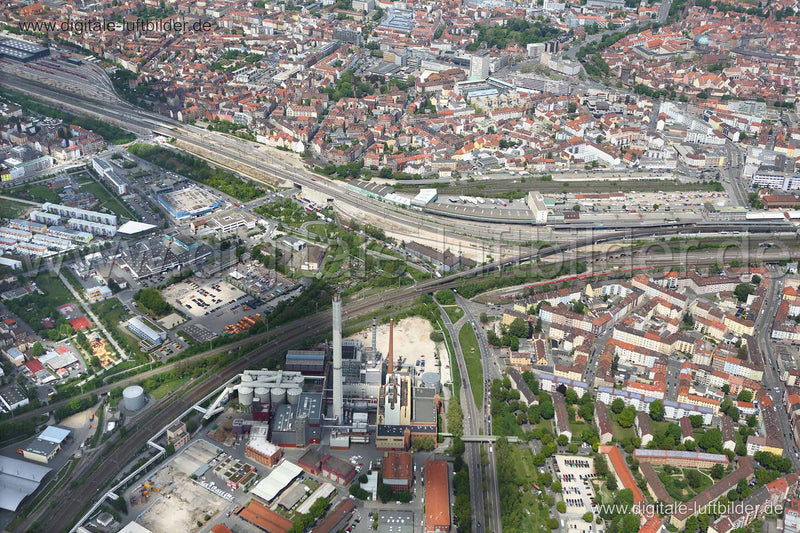 Luftaufnahme An den Rampen in Nürnberg | Mittelfranken, Bayern