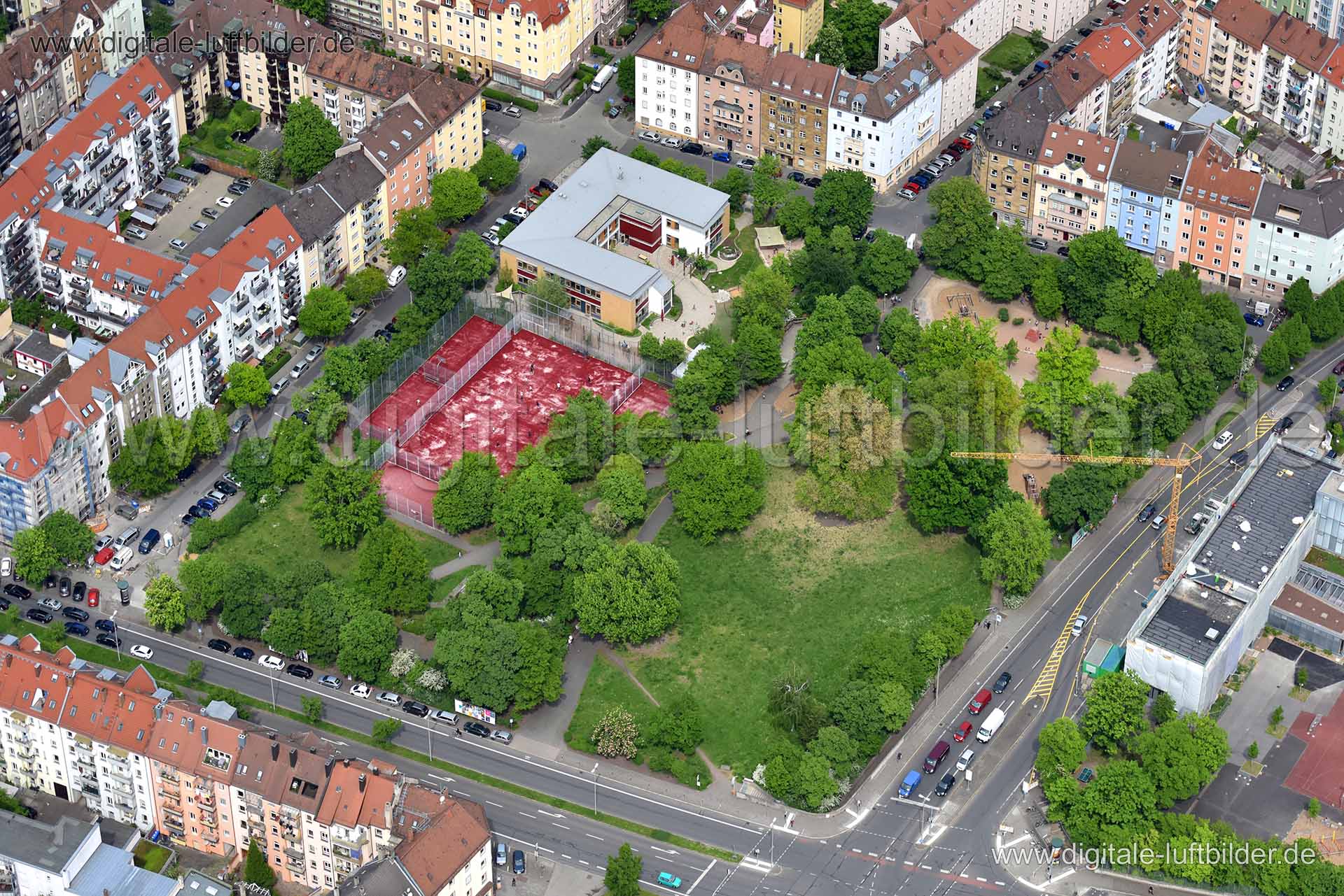 Luftaufnahme Annapark in Nürnberg | Mittelfranken, Bayern