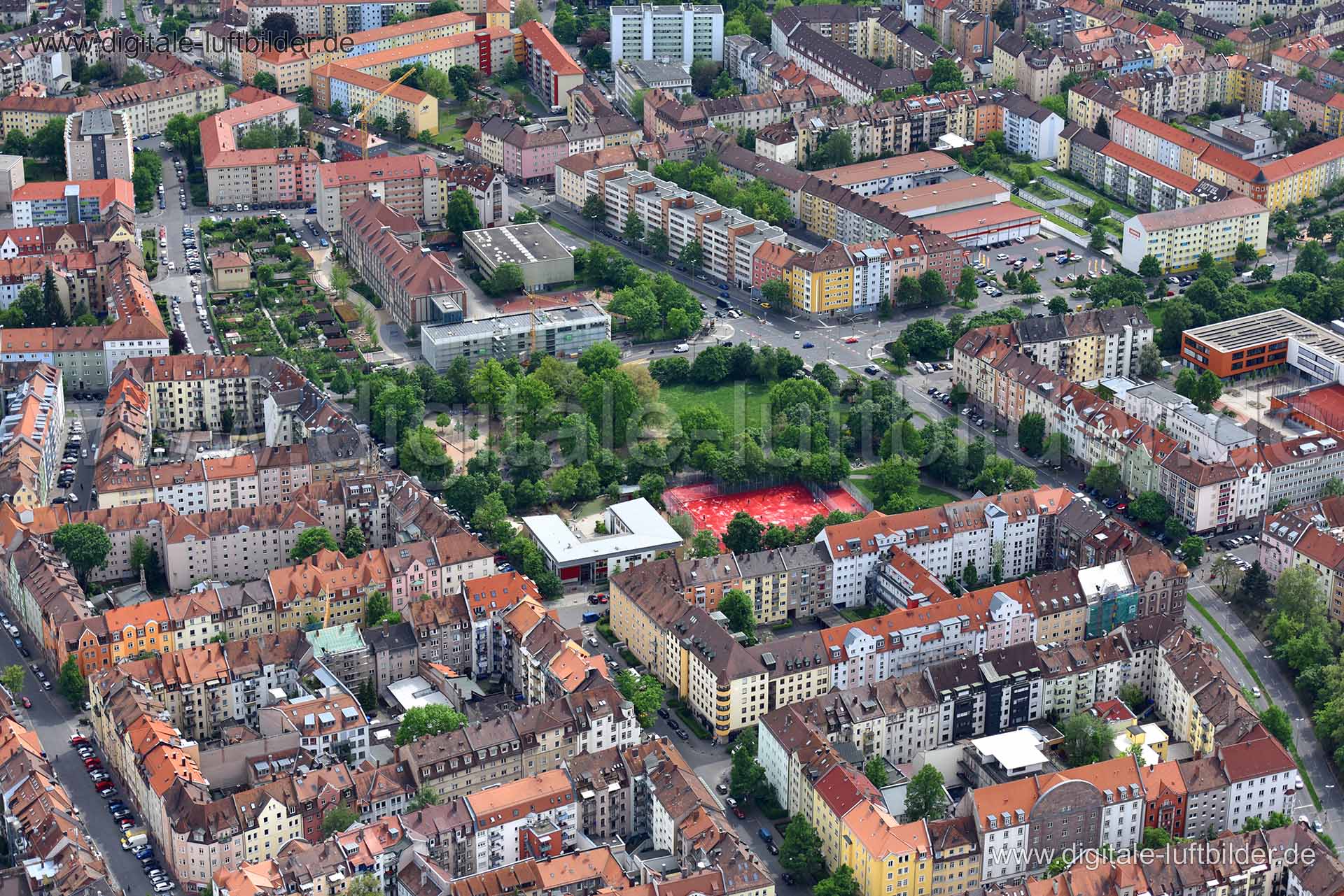 Luftaufnahme Annapark in Nürnberg | Mittelfranken, Bayern