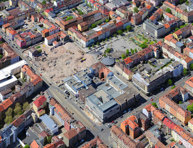 Luftaufnahme Aufseßplatz in Nürnberg | Mittelfranken, Bayern
