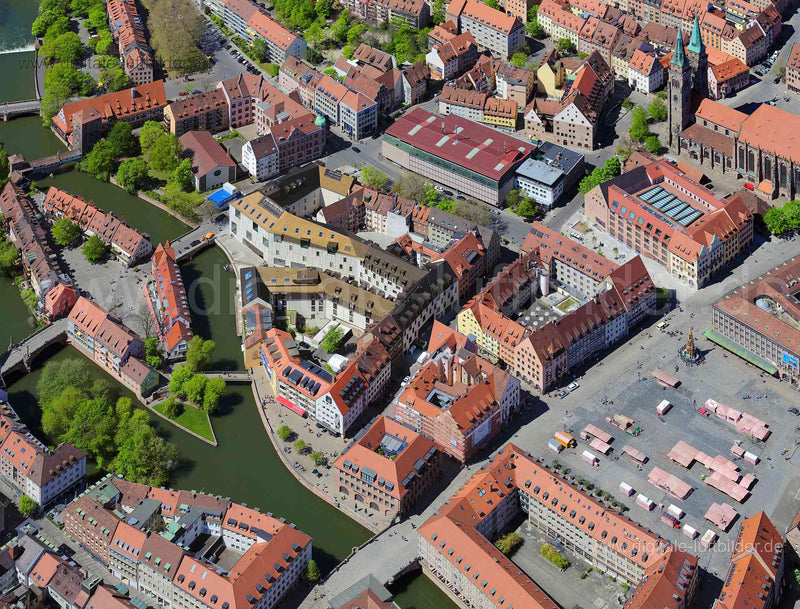 Luftaufnahme Augustinerhof in Nürnberg | Mittelfranken, Bayern