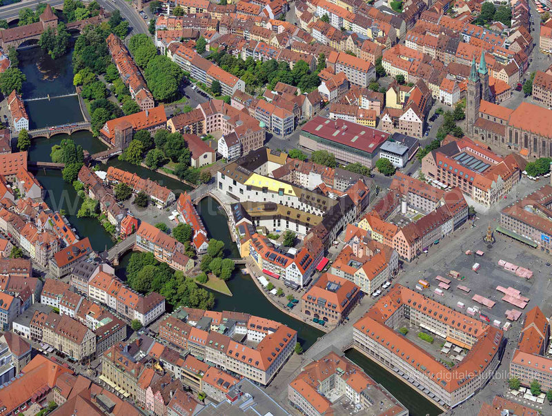 Luftaufnahme Augustinerhof in Nürnberg | Mittelfranken, Bayern