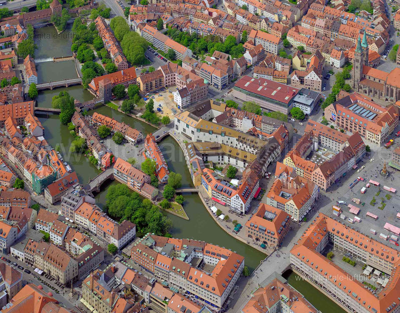 Luftaufnahme Augustinerhof in Nürnberg | Mittelfranken, Bayern