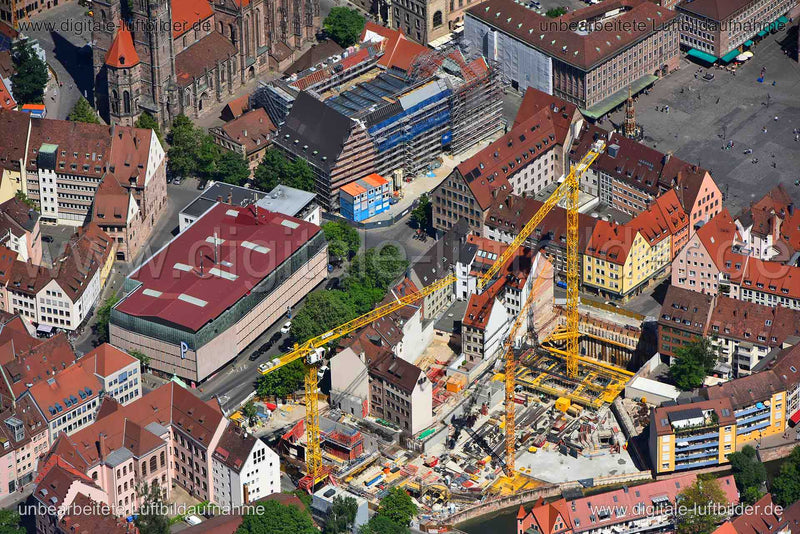 Luftaufnahme Augustinerstraße in Nürnberg | Mittelfranken, Bayern