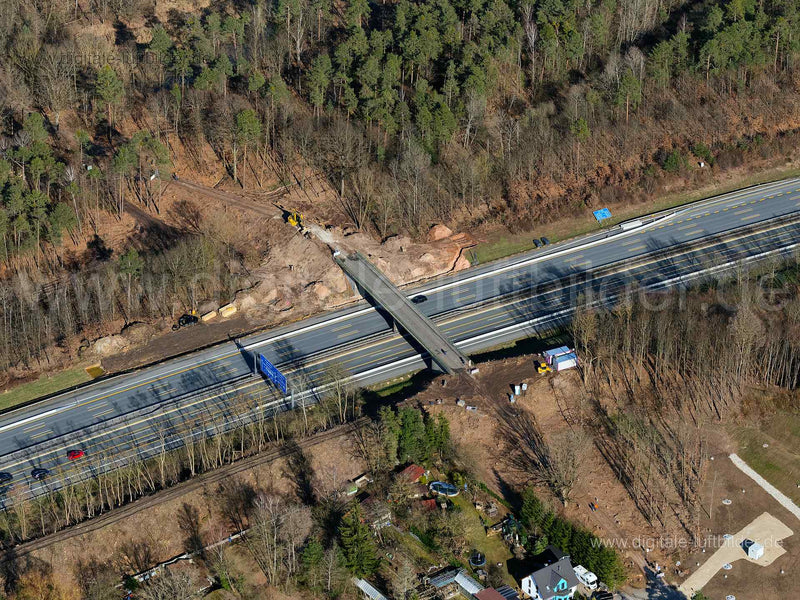 Luftaufnahme Autobahn A3 (Buchenbühl) in Nürnberg | Mittelfranken, Bayern