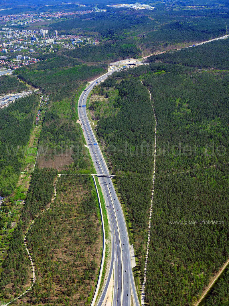 Luftaufnahme Autobahn A73 in Nürnberg | Mittelfranken, Bayern