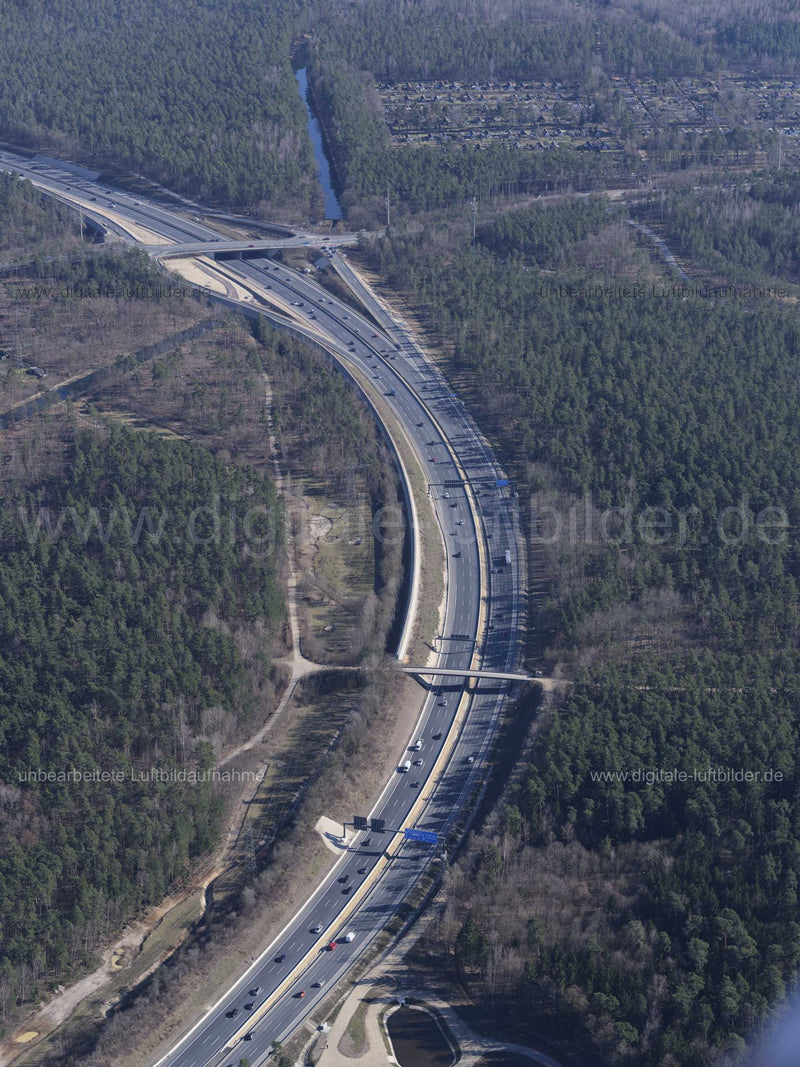 Luftaufnahme Autobahn A73 (Nürnberg-Königshof) in Nürnberg | Mittelfranken, Bayern