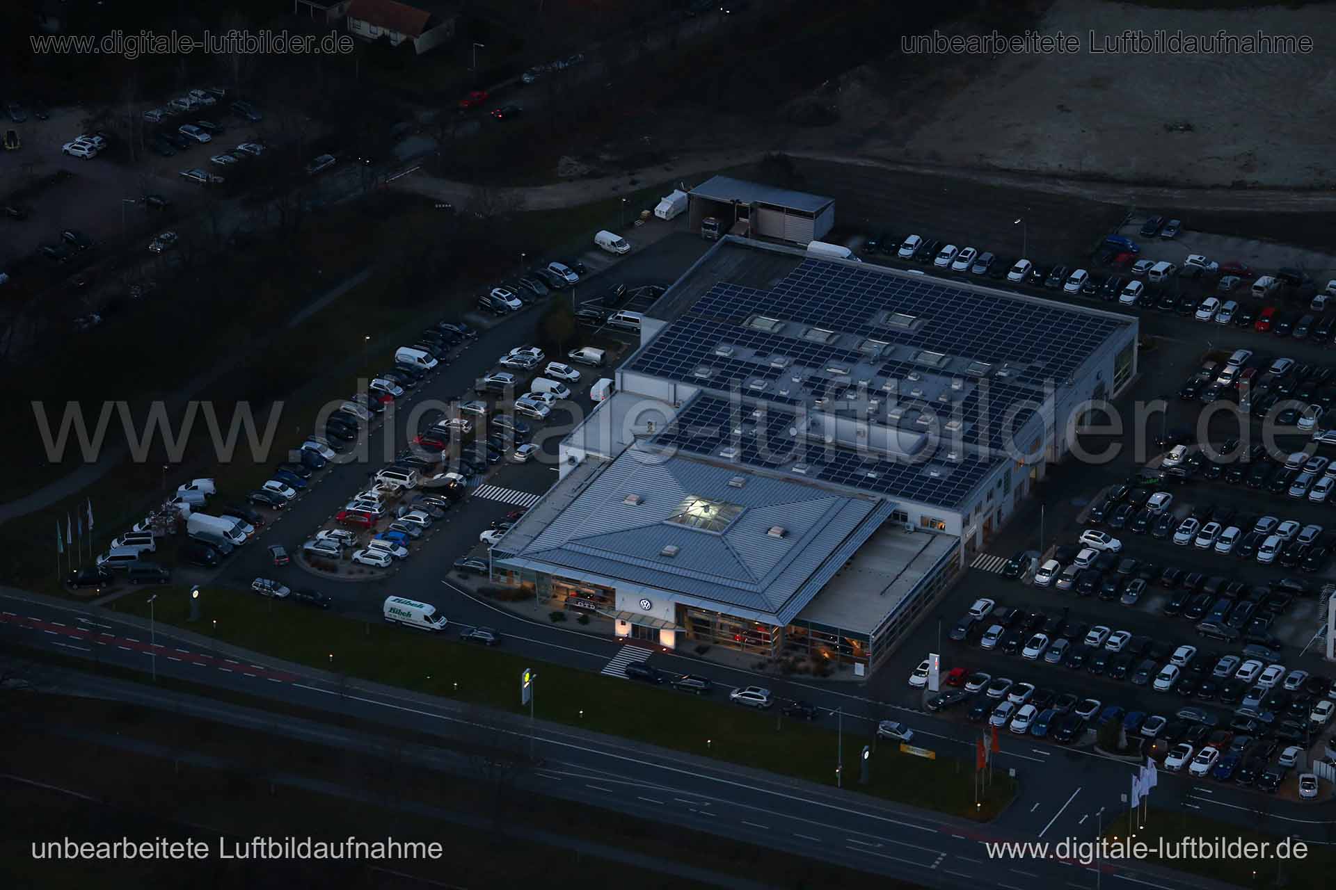 Luftaufnahme Autohaus Feser in Nürnberg | Mittelfranken, Bayern