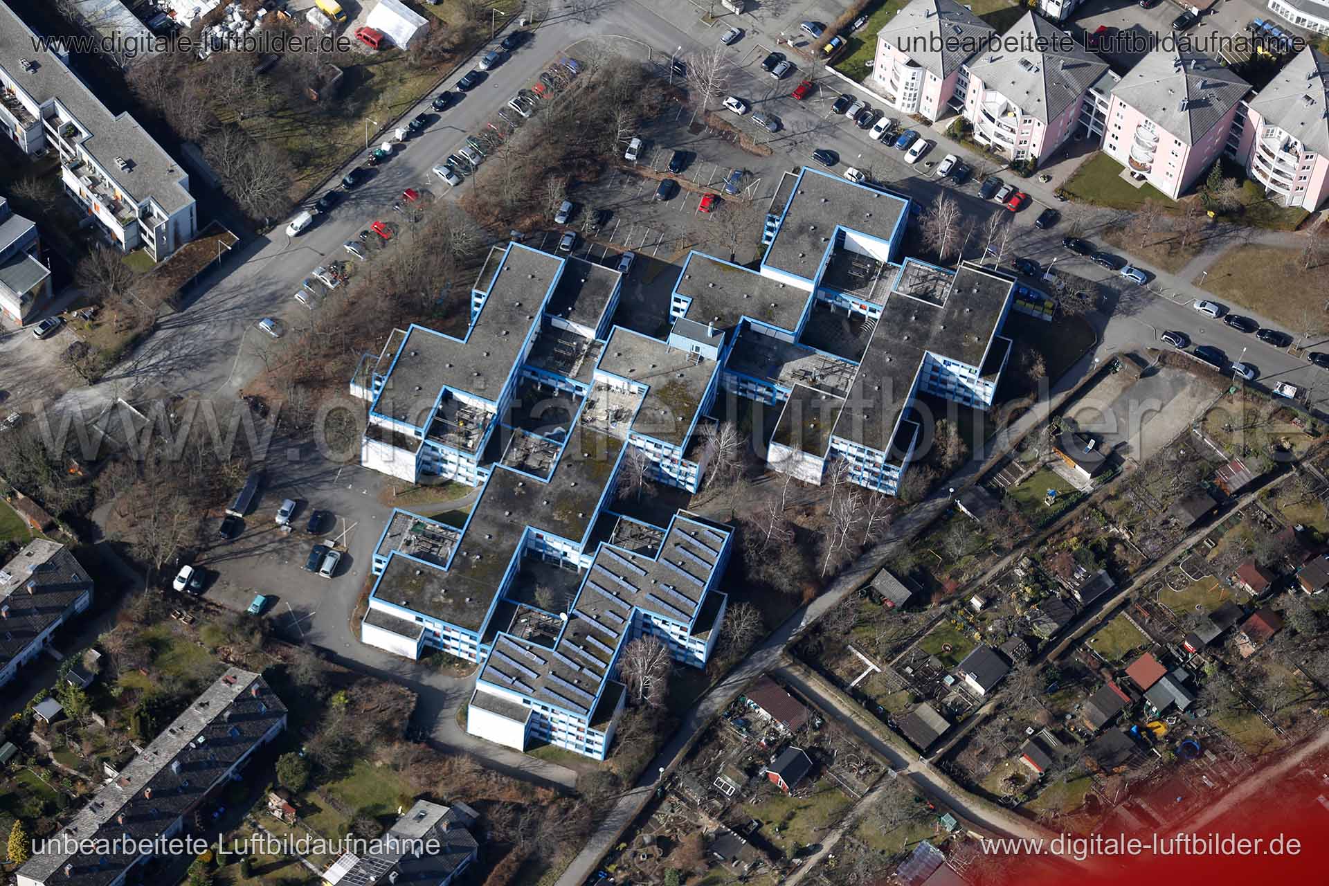 Luftaufnahme Avenariusstraße in Nürnberg | Mittelfranken, Bayern