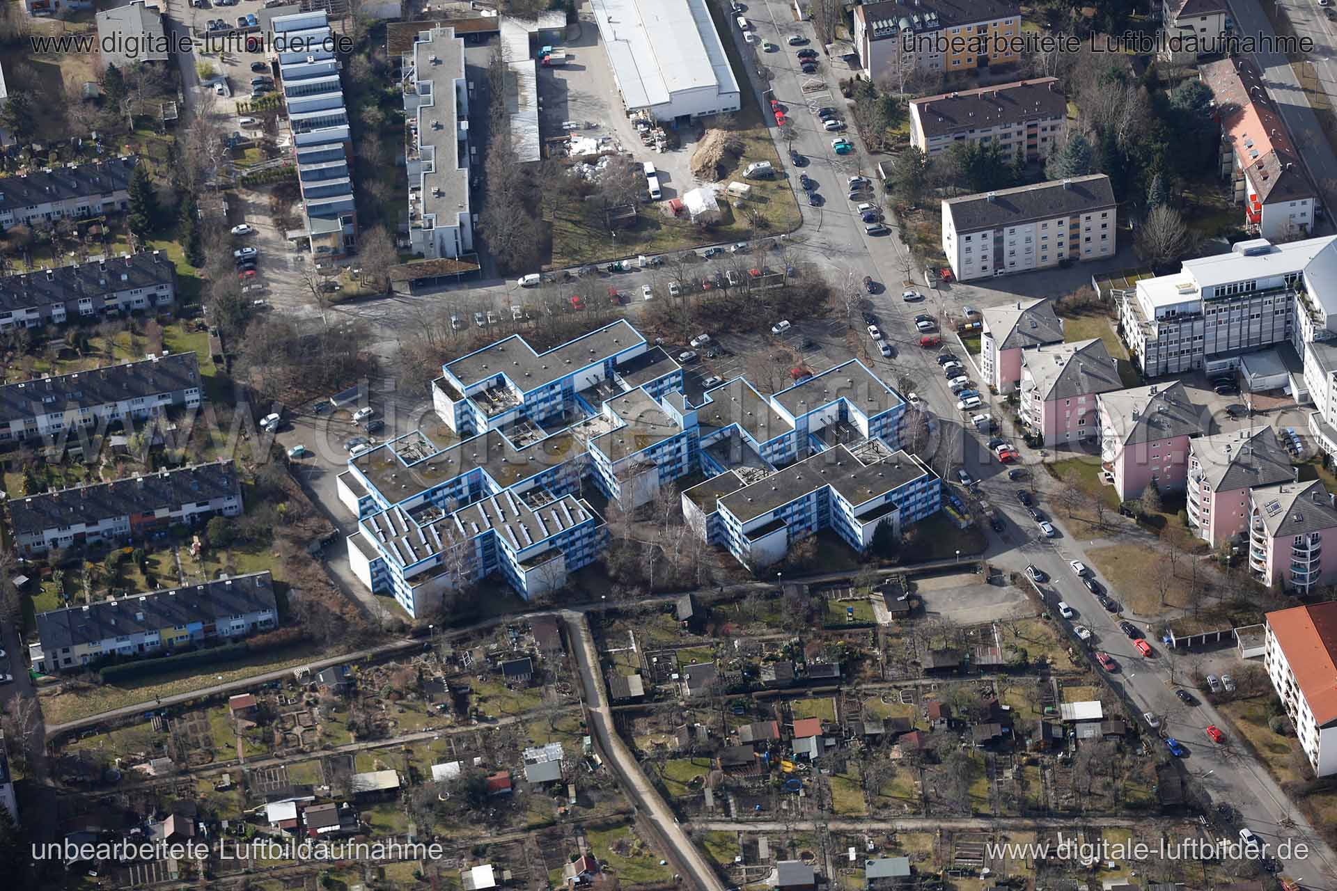 Luftaufnahme Avenariusstraße in Nürnberg | Mittelfranken, Bayern