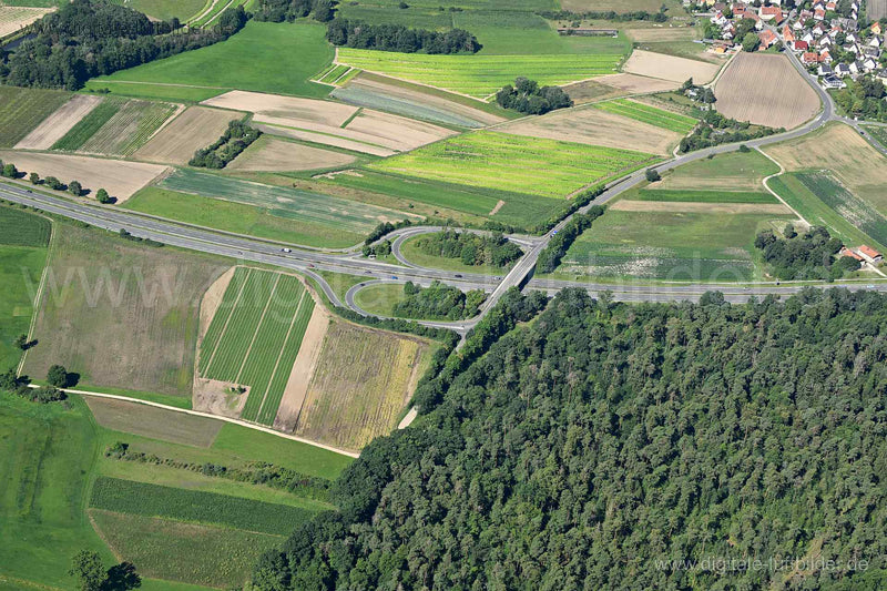 Luftaufnahme B4 Reutles in Nürnberg | Mittelfranken, Bayern