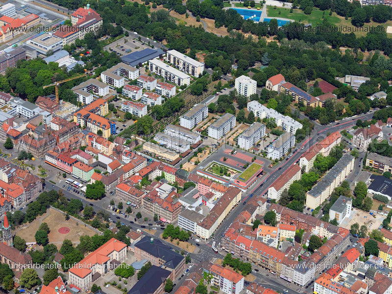 Luftaufnahme Bärenschanze in Nürnberg | Mittelfranken, Bayern