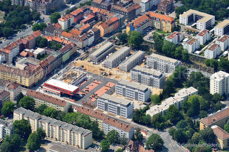 Luftaufnahme Bärenschanze in Nürnberg | Mittelfranken, Bayern