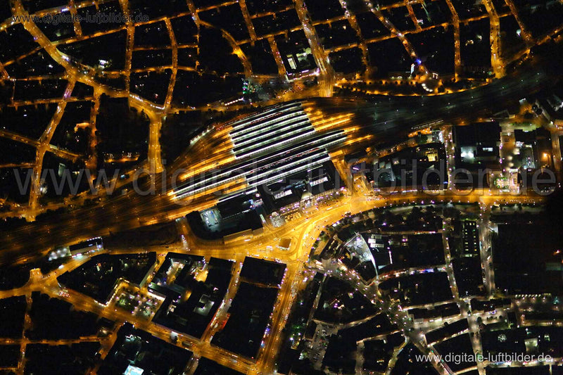 Luftaufnahme Bahnhofsplatz in Nürnberg | Mittelfranken, Bayern