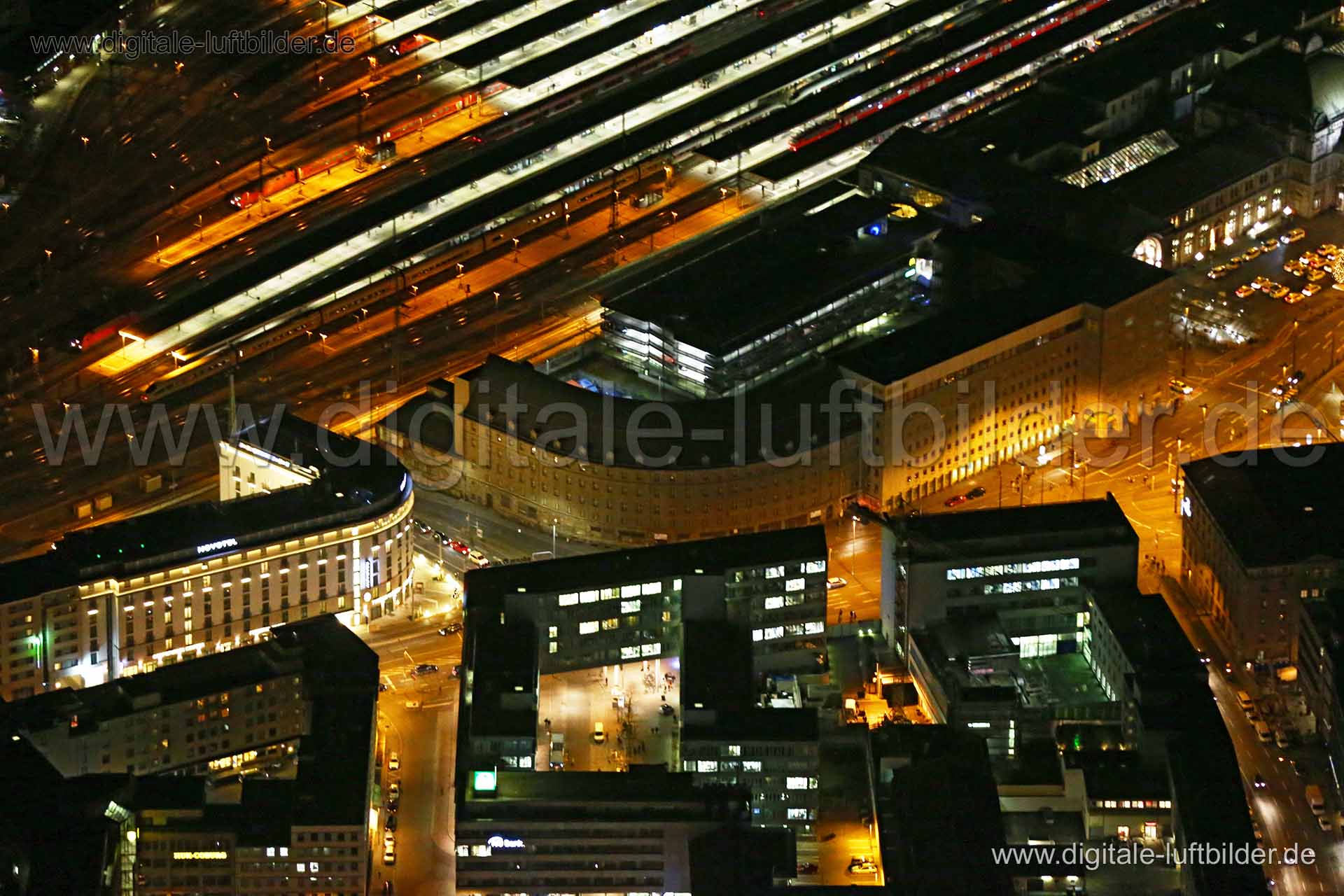 Luftaufnahme Bahnhofstraße in Nürnberg | Mittelfranken, Bayern