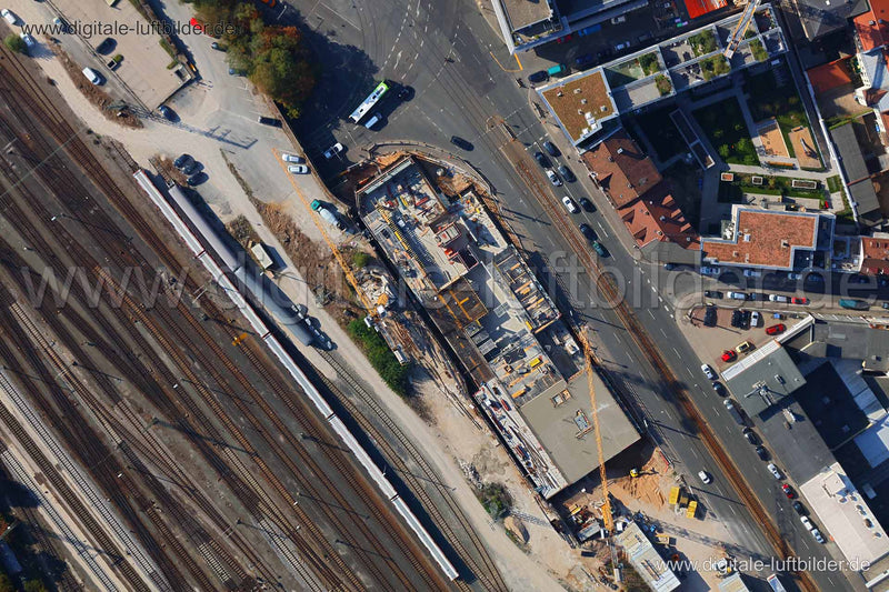 Luftaufnahme Bahnhofstraße in Nürnberg | Mittelfranken, Bayern
