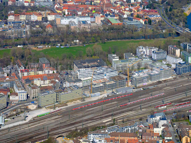 Luftaufnahme Bahnhofstraße in Nürnberg | Mittelfranken, Bayern
